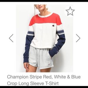 Champion Long Sleeve Crop Top